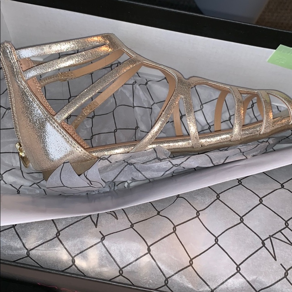 Material girl gold sandals